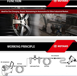 RT-5998 Гайковерт для грузовых автомобилей