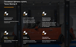 T8214 SMART LICHT бесконтактный стенд Техно Вектор  сход развал на яму