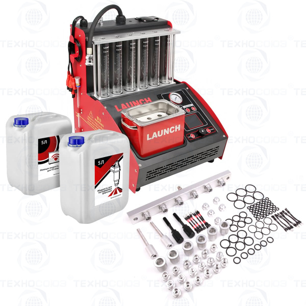 Стенд для тестирования и очистки форсунок Launch CNC-603A NEW, для 6-и форсунок